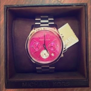 Michael Kors Runway Pink Watch